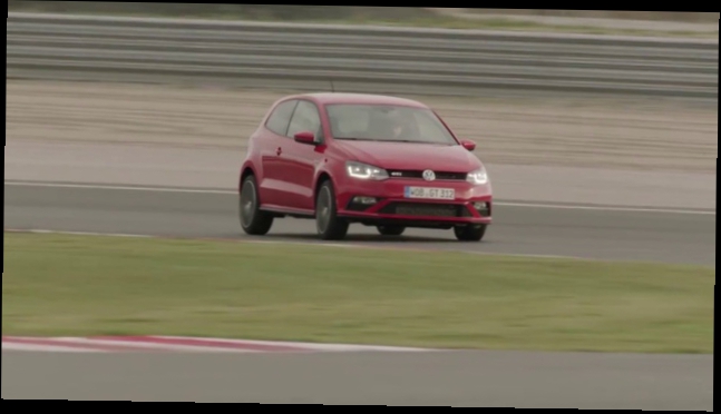 Volkswagen Polo GTI Вождение Видео Race Track