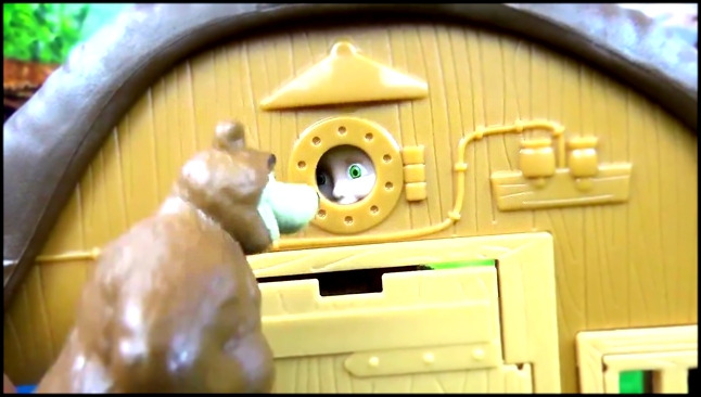 Маша и Медведь Игровой набор Домик Мишки из мультфильма распаковка играем Masha and the Bear