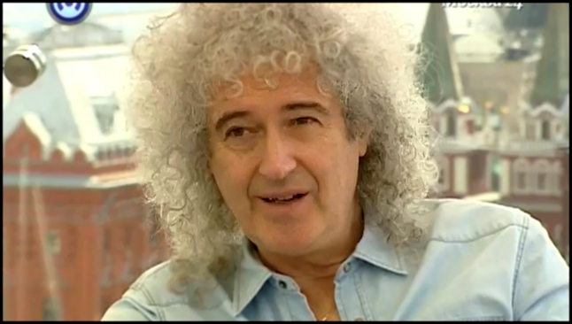 Основатель "Queen" Brian May в эфире канала "Москва-24"