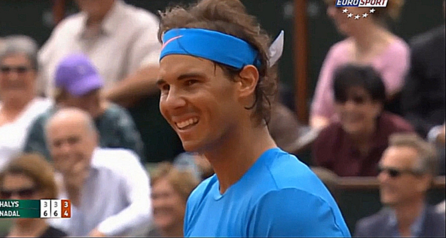 Nadal v Halys / R1 2015 RG / HIGHLIGHTS 