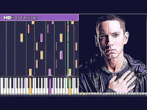 How to play Eminem Ass like that   Piano tutotial  30% speed 