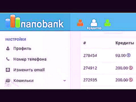 Nanobank. Отзыв-Кредитные ресурсы получено 259,42$ 07.07.15. Валерий Иванов