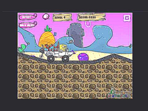Губка Боб перевозит крабов Игры онлайн Тур 1-5 Развивающие видео для детей SpongeBob games