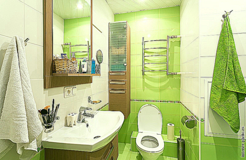 Интерьер ванной комнаты 800 x 521