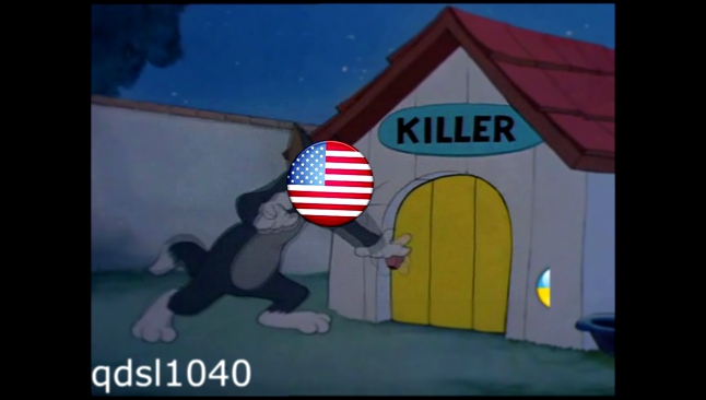 Том и Джерри на фоне Украины - России и Америки