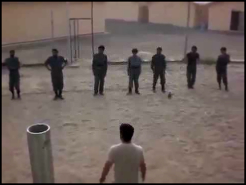Инструкторы армии США тренируют солдат Афганистана\Soldiers of Afghanistan perform exercise 