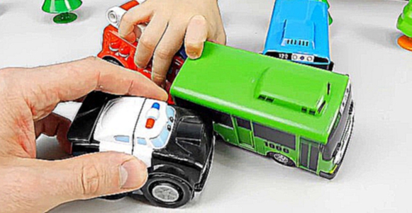 Автобус Тайо и его друг Роги - Видео для ребёнка с игрушками из мультика Tayo the Little Bus