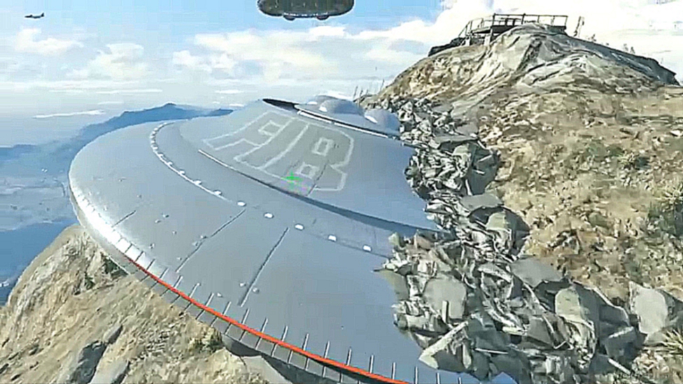 НЛО разбился на горе Чилиад / UFO Crashed Into Chiliad Mount ► GTA 5 Mods 60 fps