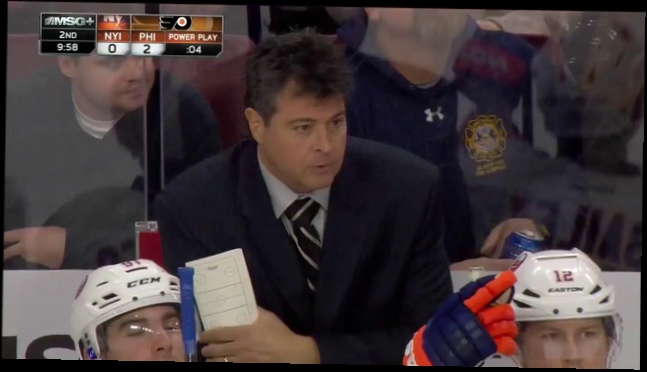 Philadelphia Flyers vs New York Islanders - 2 period, 09 janury 2015