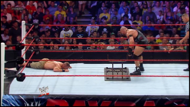 WWEWM Payback 2013 - John Cena c vs. Ryback WWE Championship Three Stages of Hell Match 