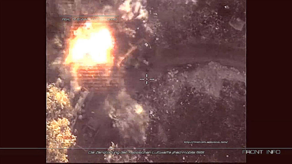 Сирия. REALTIME WAR HD. Джубб-Эль-Ахмар. выпиливание ДАИШ джихад-мобиля ВКС РФ
