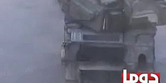 Бои в Сирии -2012 г. ЗСУ-23-4 &quot;Шилка&quot; сирийских войск в городе Доума