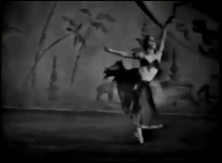 Балет 'Баядерка' Танец со змеей. Ольга Моисеева 1960
