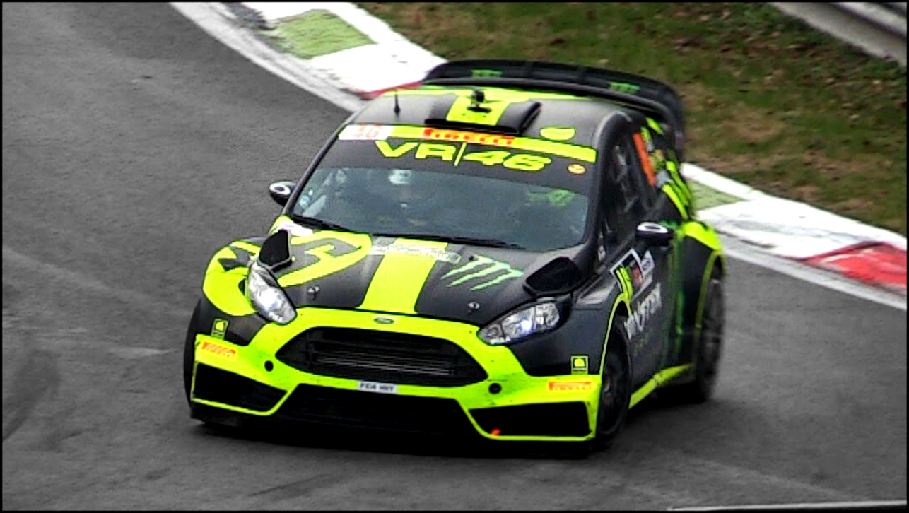 VR46&#39; 2015 Ford Fiesta RS WRC: The Loudest Fiesta WRC Ever? - Monza Rally Show 2014